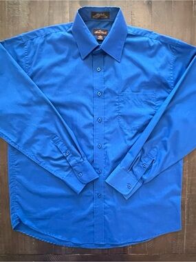 Alberto Danelli Shirt Boys Youth Medium Button Up Long Sleeve 15-15 1/2 34/35